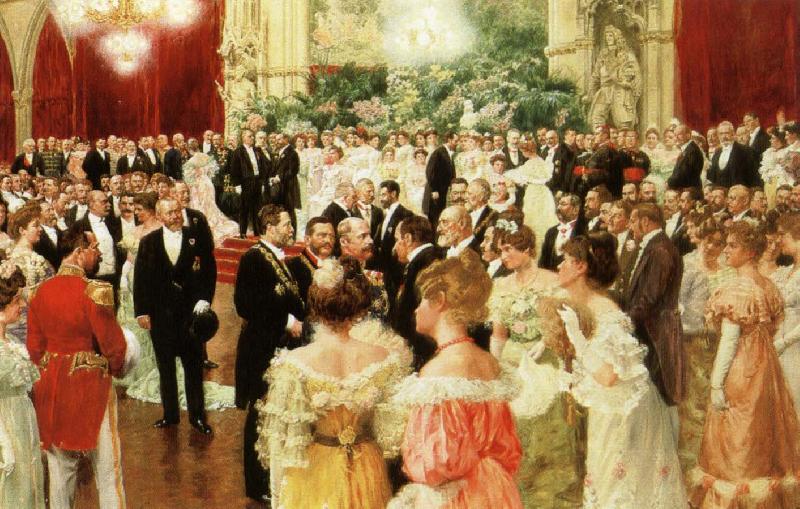 ignaz moscheles the dance music of the strauss family was the staple fare for such occasions oil painting image